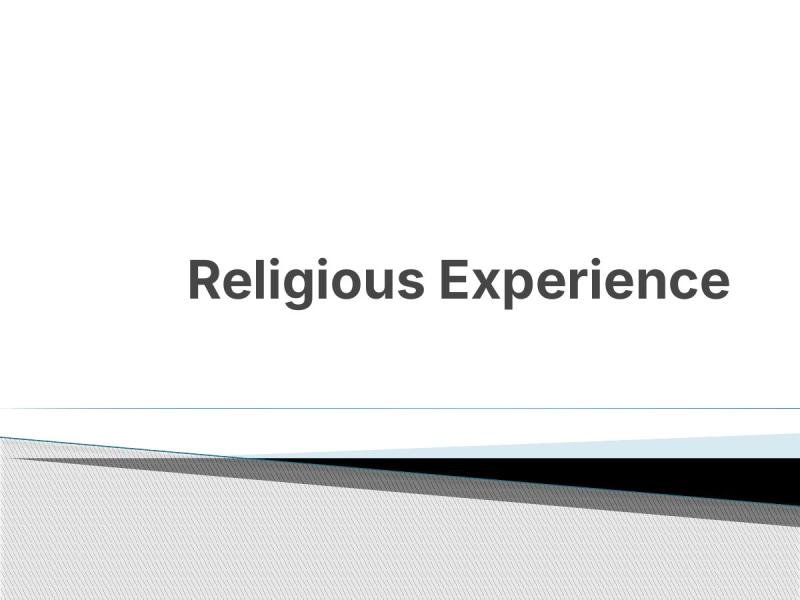 Religious Experience