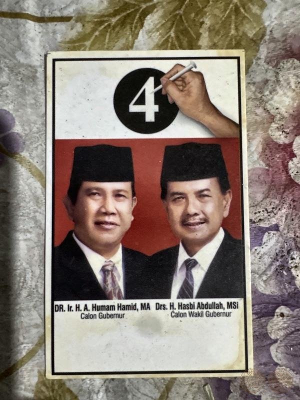 Kartu Kampanye Pasangan Nomor 4, Humam Hamid–Hasbi Abdullah, Pilkada Aceh 2006