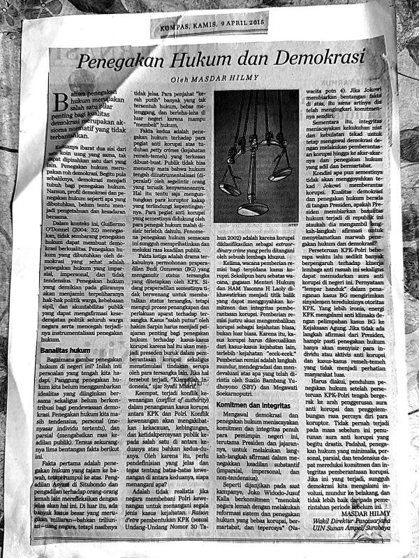 Penegakan Hukum dan Demokrasi