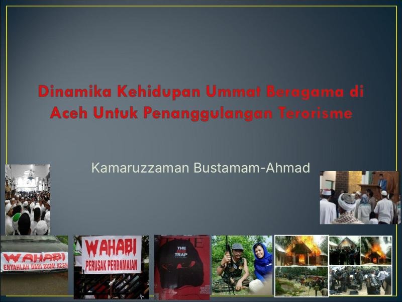 Dinamika Sosial-Politik dan Keagamaan Aceh