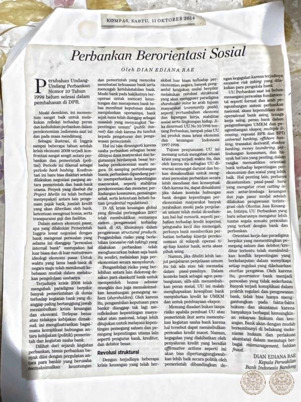 Perbankan Berorientasi Sosial