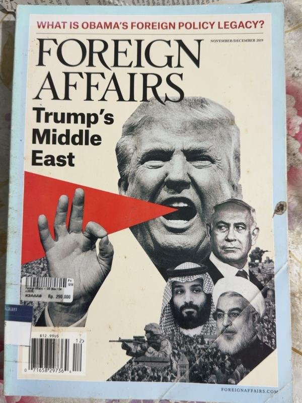 Foreign Affairs — Trump's Middle East (November/December 2019)