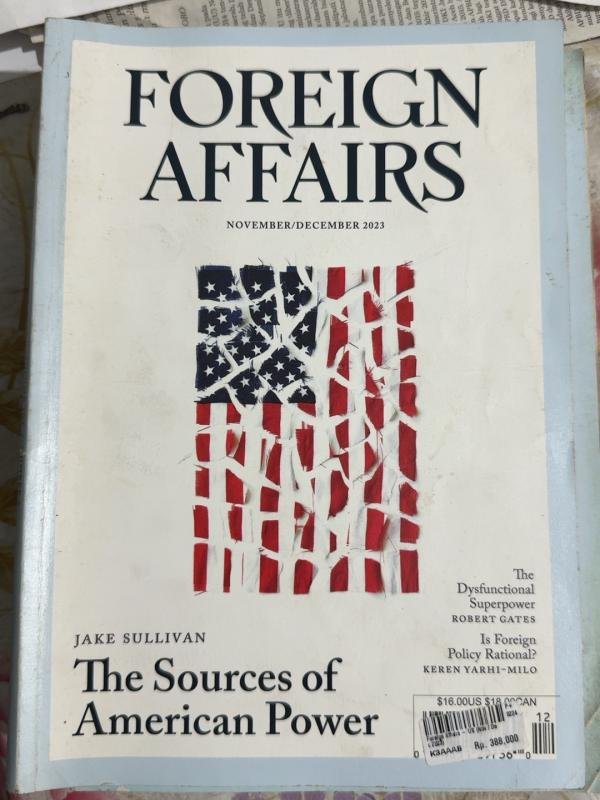 Foreign Affairs — The Sources of American Power (November/December 2023)