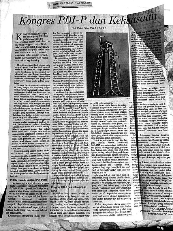 Kongres PDI-P dan Kekuasaan