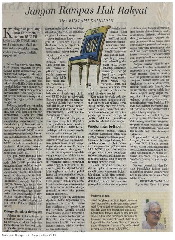 Jangan Rampas Hak Rakyat