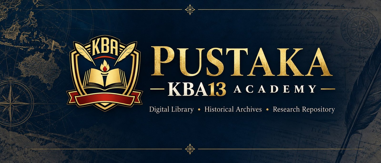Pustaka KBA13 Academy: Digital Library, Historical Archives, Research Repository